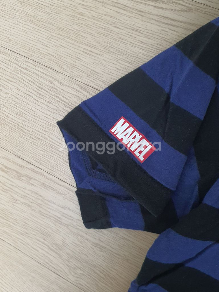 마블 퍼스트 어벤져스 캡틴 X 행텐 콜라보 반팔티 L--4