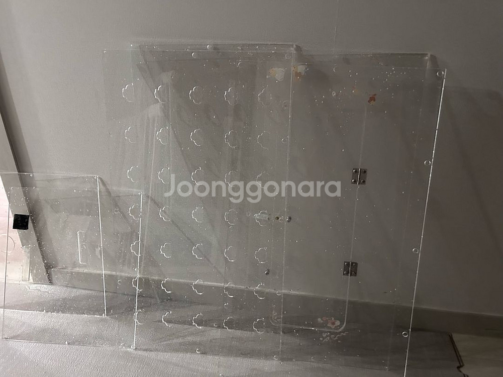 햄스터 아크릴케이지 100x60 사용감 다수--0