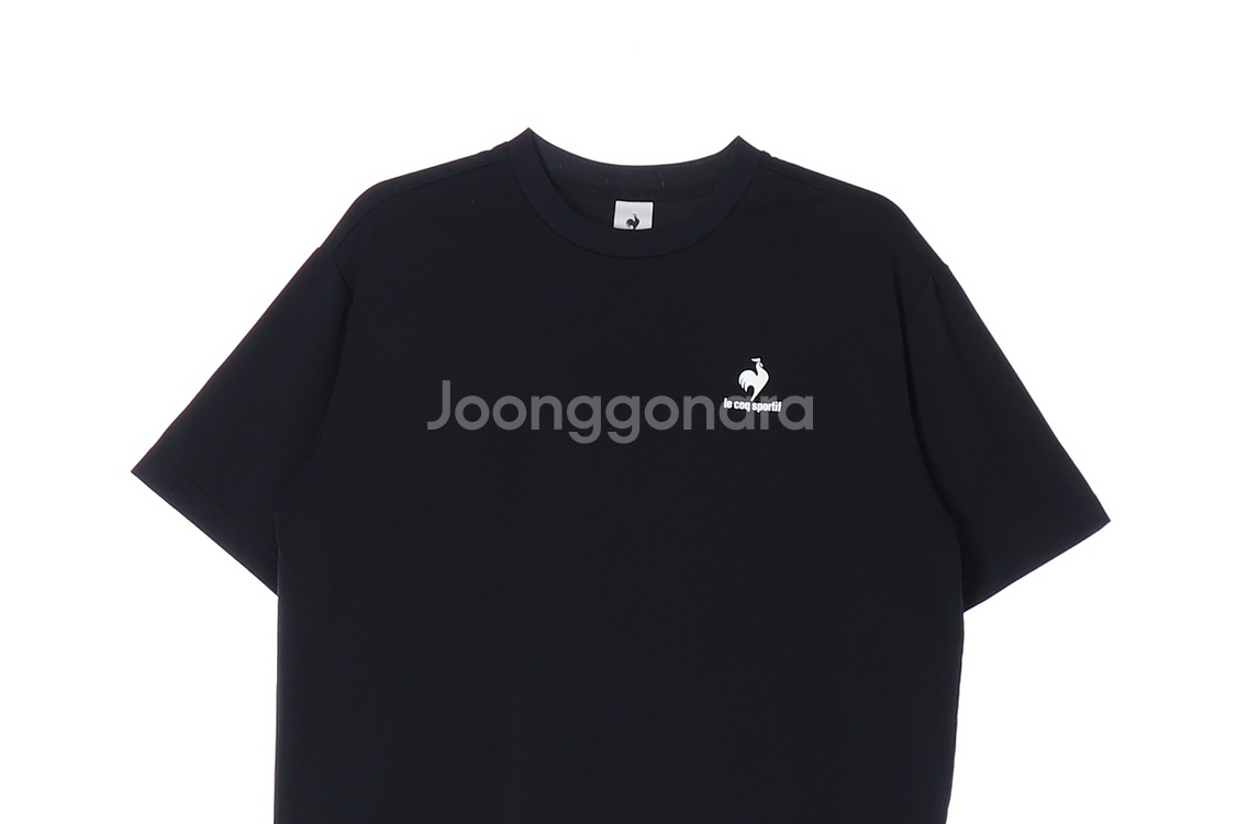 [M]르꼬끄 블랙 백레터링 프린팅 반팔 티셔츠--1