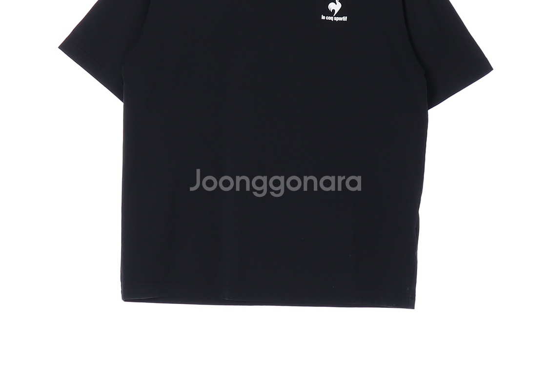 [M]르꼬끄 블랙 백레터링 프린팅 반팔 티셔츠--2