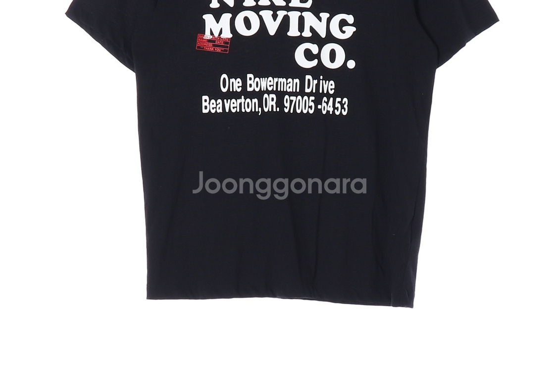 [L]나이키 드라이핏 블랙 MOVING 반팔 티셔츠--2