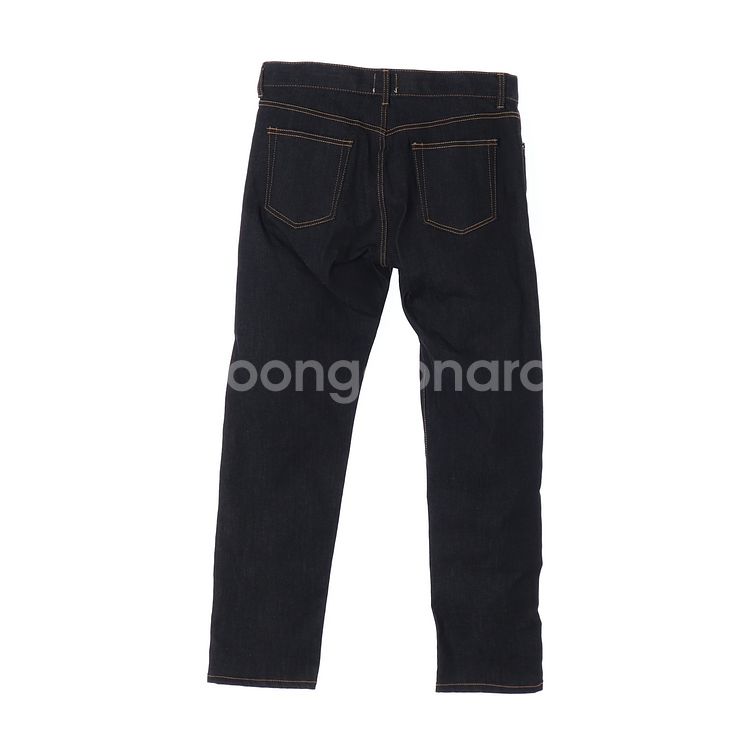 [XL]B&W DENIM 진청 생지 데님 블랙진 청바지--4
