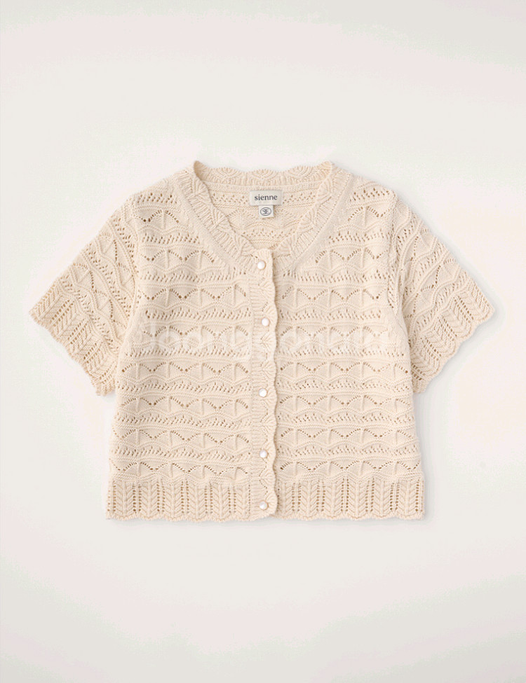 시엔느 sienne 크로쉐 가디건--0