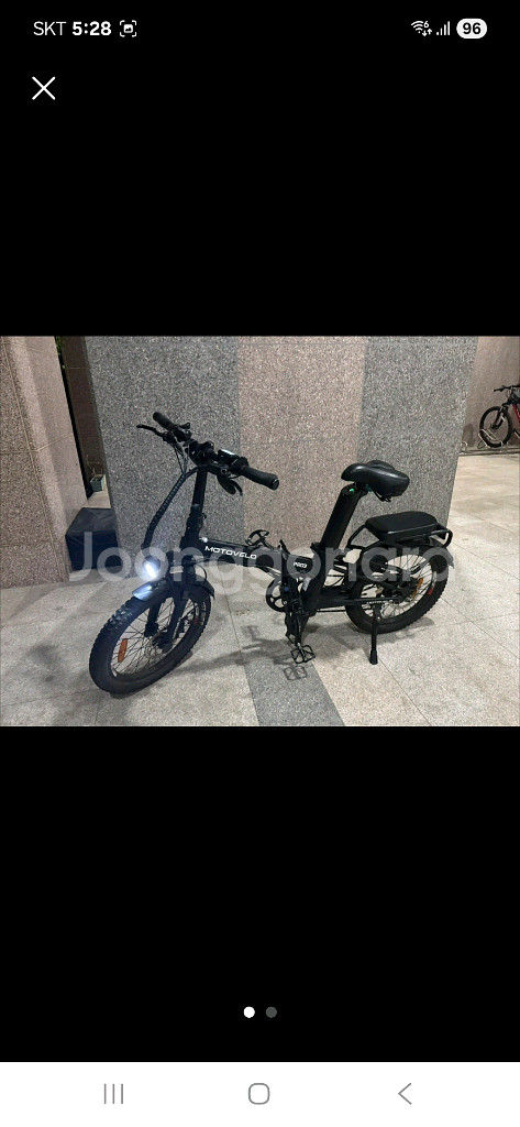 모토벨로 TX8 프로3 전기자전거 판매 (배달통) 포함--2