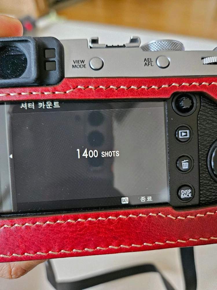 후지필름 x100f카메라 + 일마레 가죽 케이스 이미지