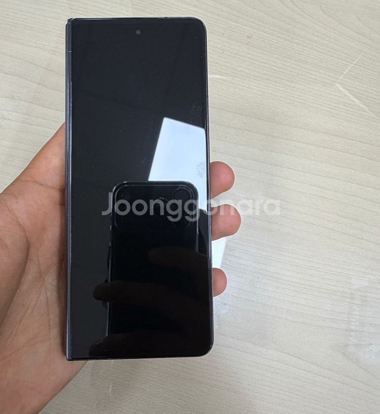갤럭시 z폴드5 블랙 256g--2