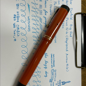 파카 만년필 듀오폴드 빅 레드 14K F닙