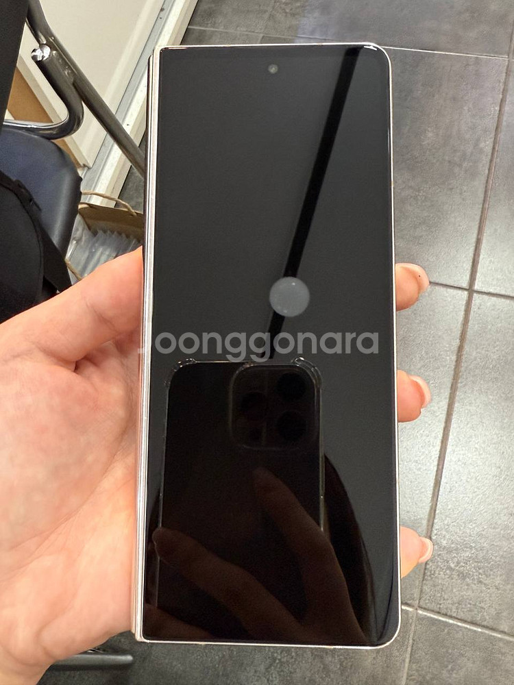 무잔상/외관A)갤럭시Z폴드4 256GB 베이지--1