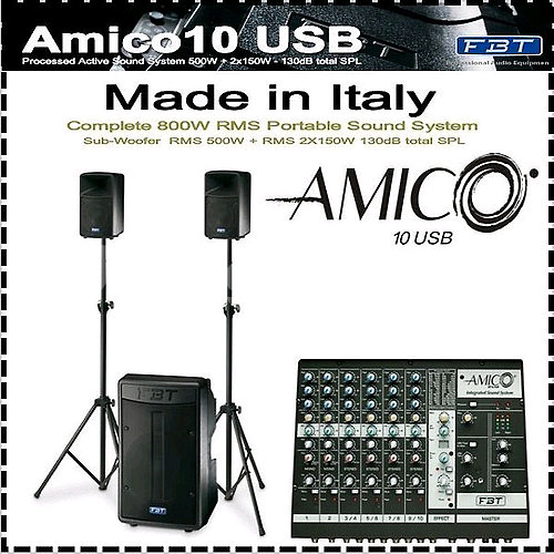 FBT/포터블앰프스피커/Amico10usb--1