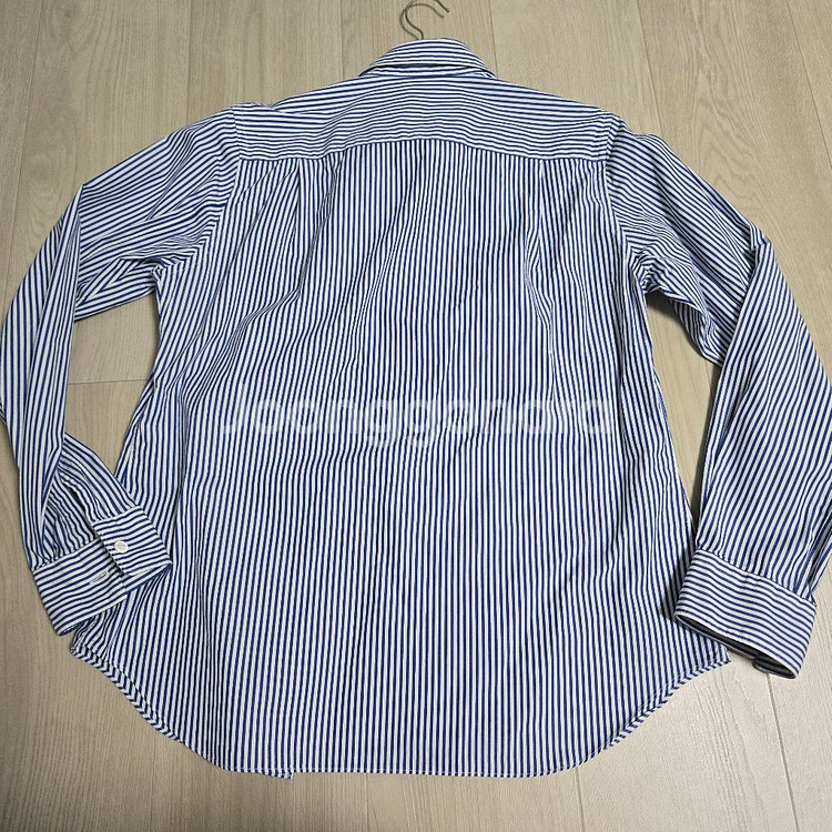 꼼데가르송 블랙와펜 스트라이프 셔츠--4