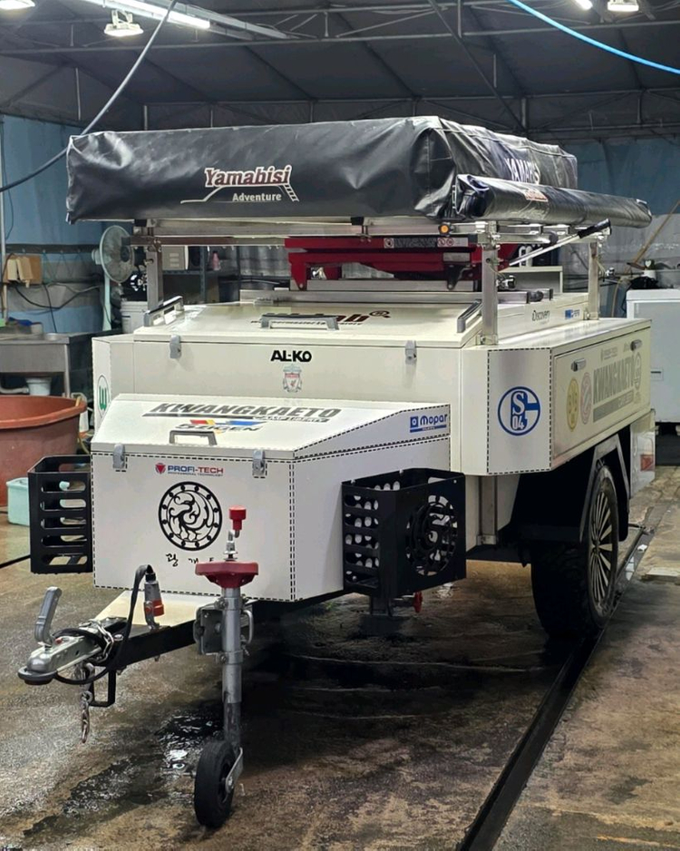 카고트레일러 루프탑텐트 어닝 팝니다 이미지