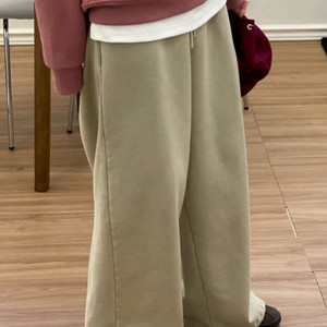 기모 피그먼드 와이드 바지(새상품)