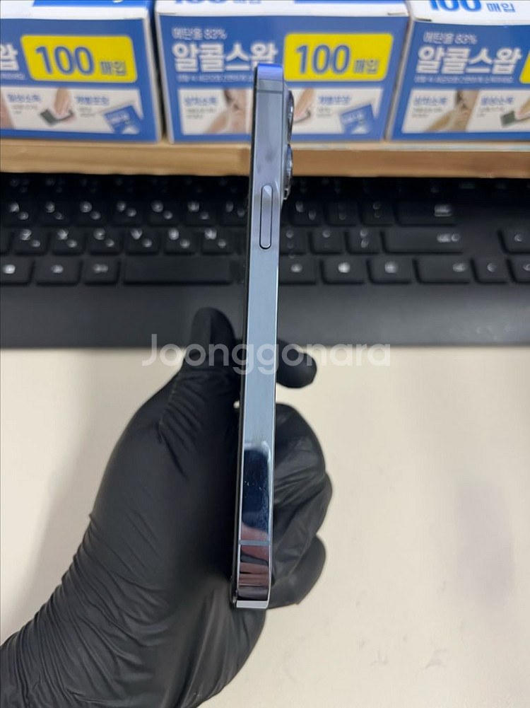 아이폰13프로 128G 블루 A급!--4