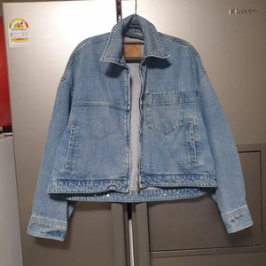 SJSJ 크롭 데님 자켓