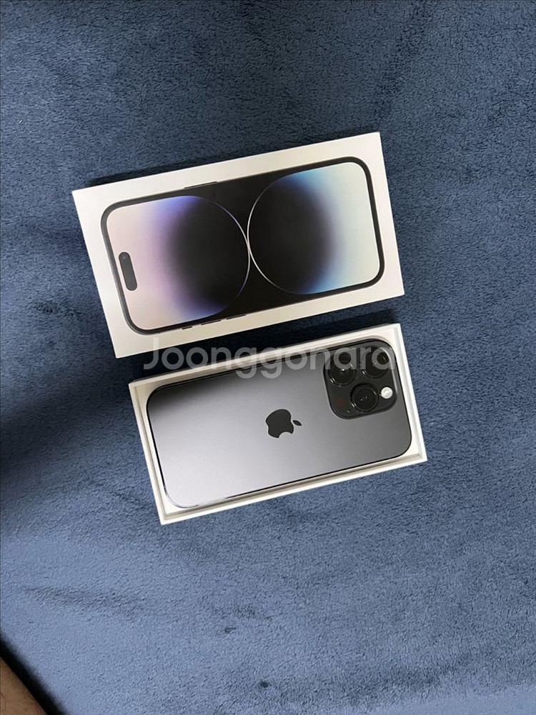 아이폰14프로 블랙 512기가 배터리91% S급풀박--0