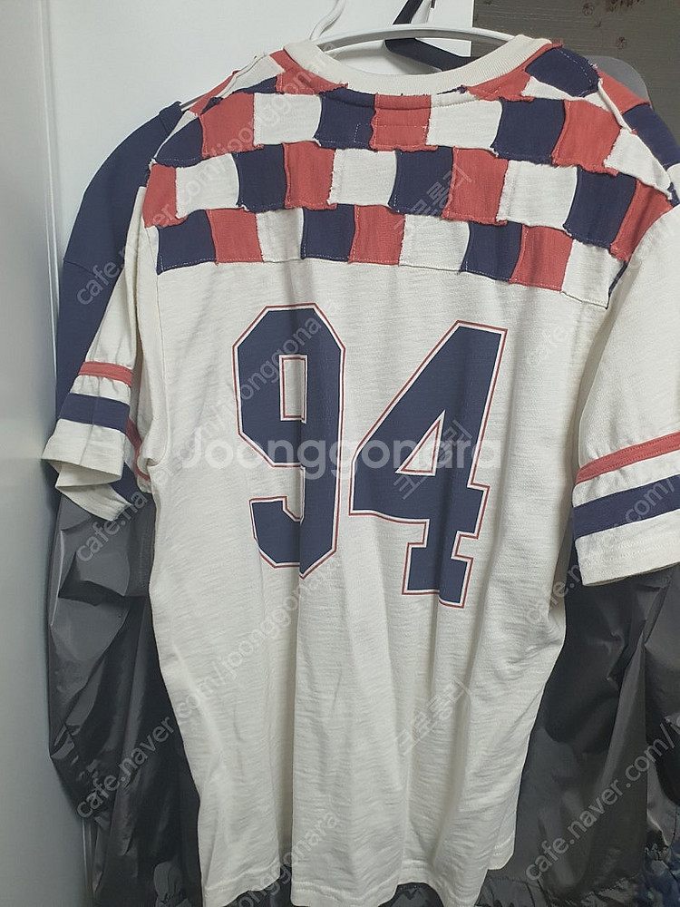 슈프림 패치워크 풋볼 티셔츠 s사이즈--1