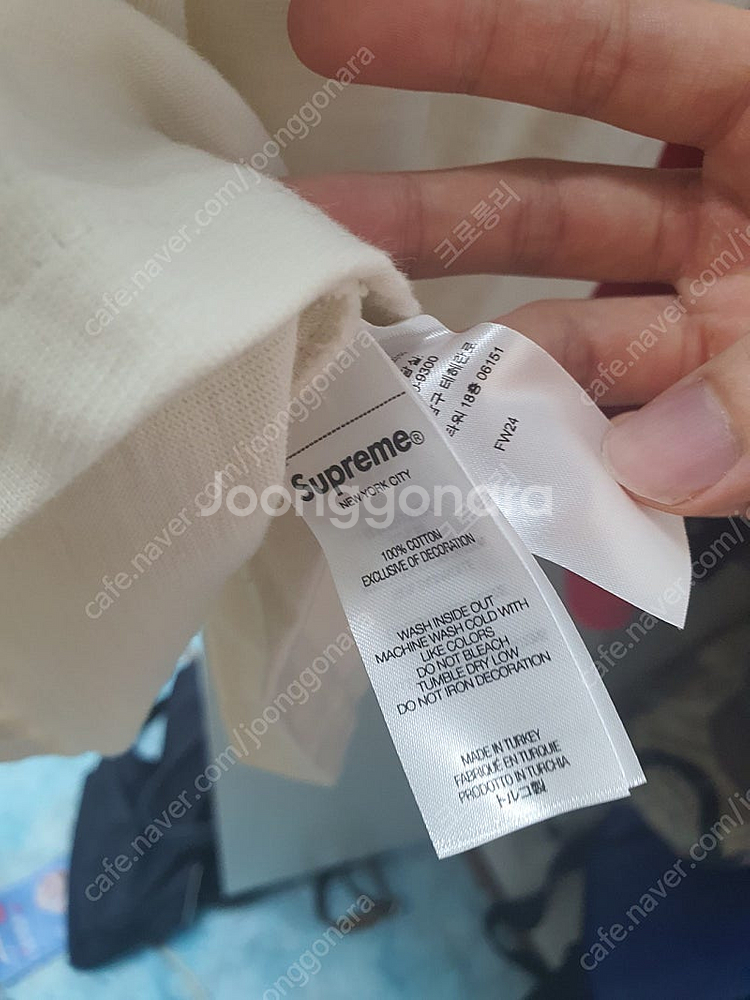 슈프림 패치워크 풋볼 티셔츠 s사이즈--3