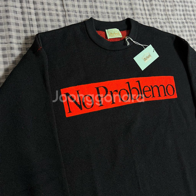 Aries 에리즈 노프라블럼 니트 블랙--3