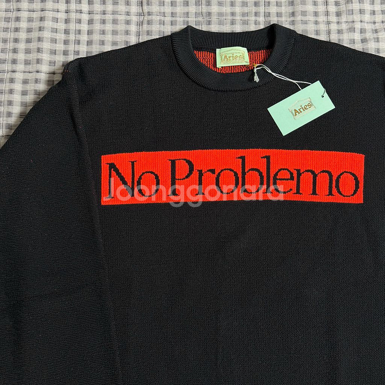 Aries 에리즈 노프라블럼 니트 블랙--1