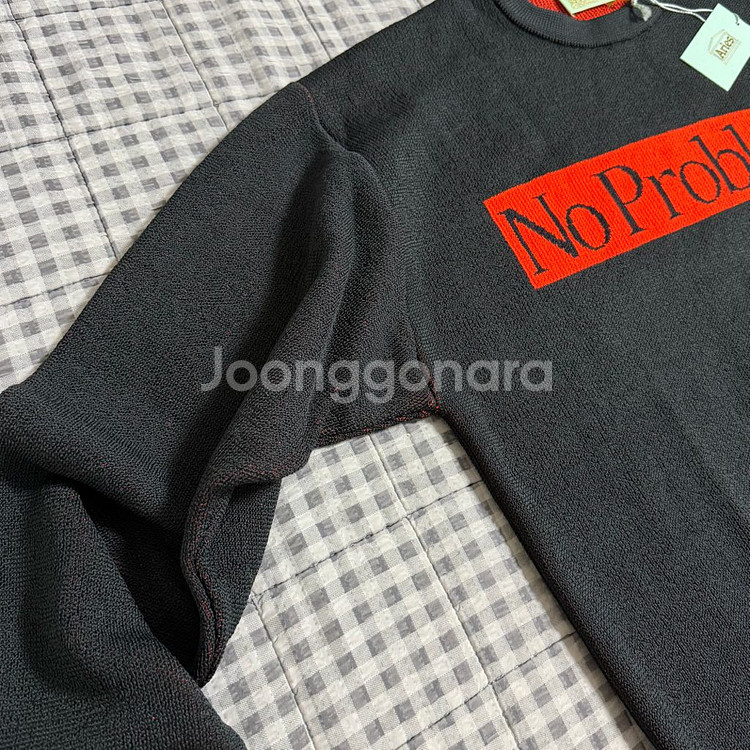 Aries 에리즈 노프라블럼 니트 블랙--4