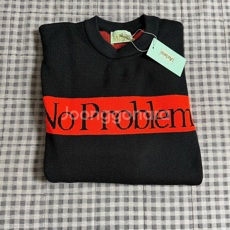 Aries 에리즈 노프라블럼 니트 블랙--6