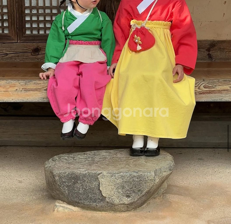 아이니니 여아 한복 XL사이즈 판매--5