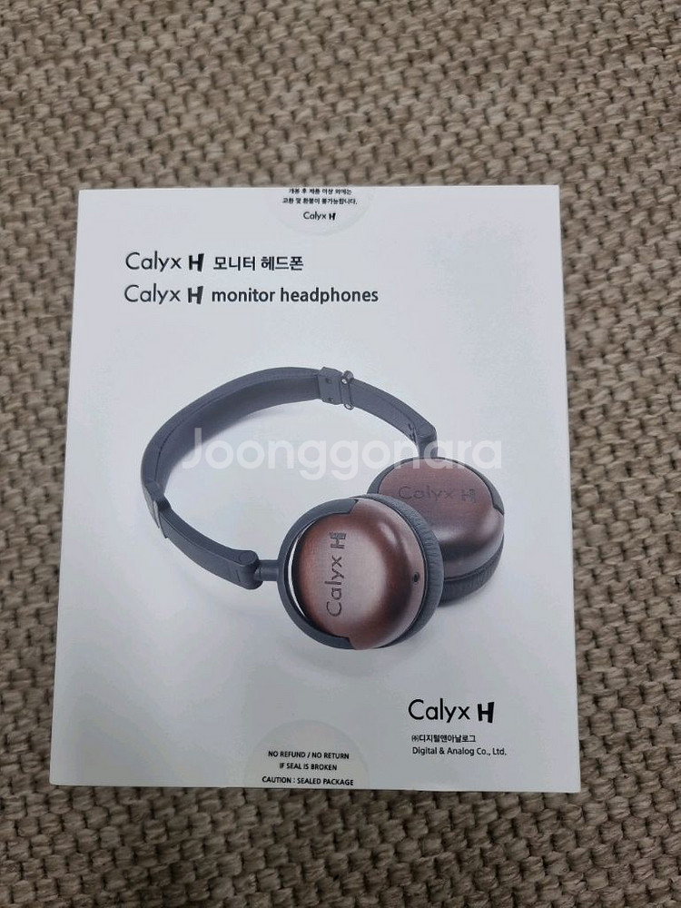 Calyx H 칼릭스 헤드폰 새제품 + 아이폰젠더--0