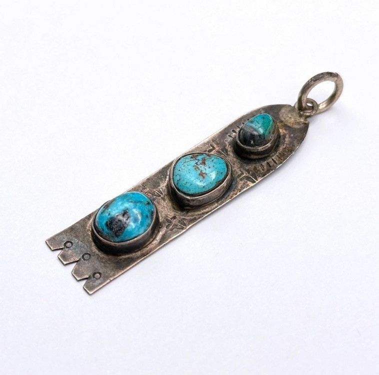 1900s 빈티지 나바호 네이티브아메리칸 웨스턴 목걸이 이미지