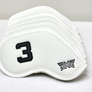 PXG 화이트 골프 아이언커버 10P 세트 마그네틱