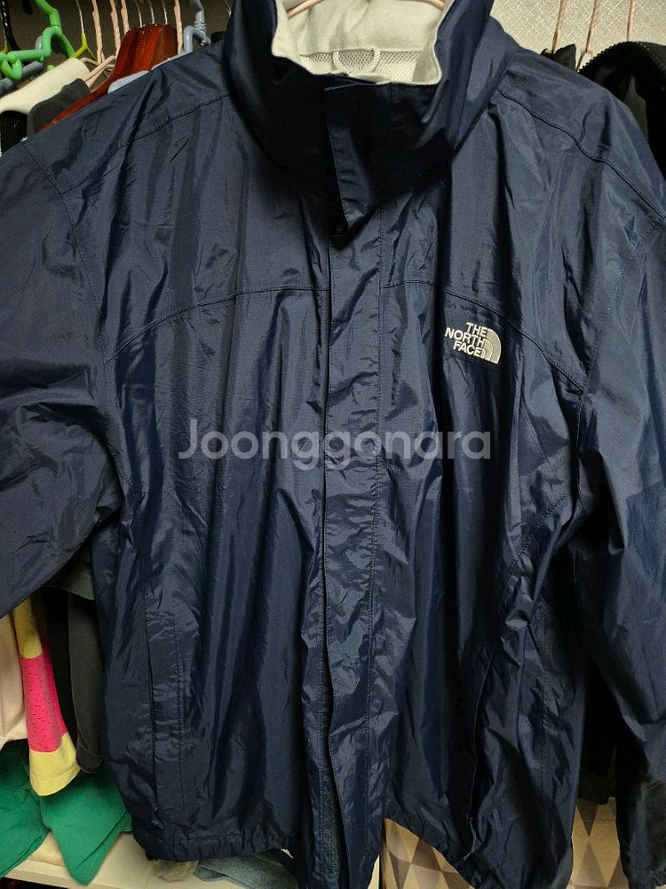 노스페이스 바람막이(2xl)네이비--0