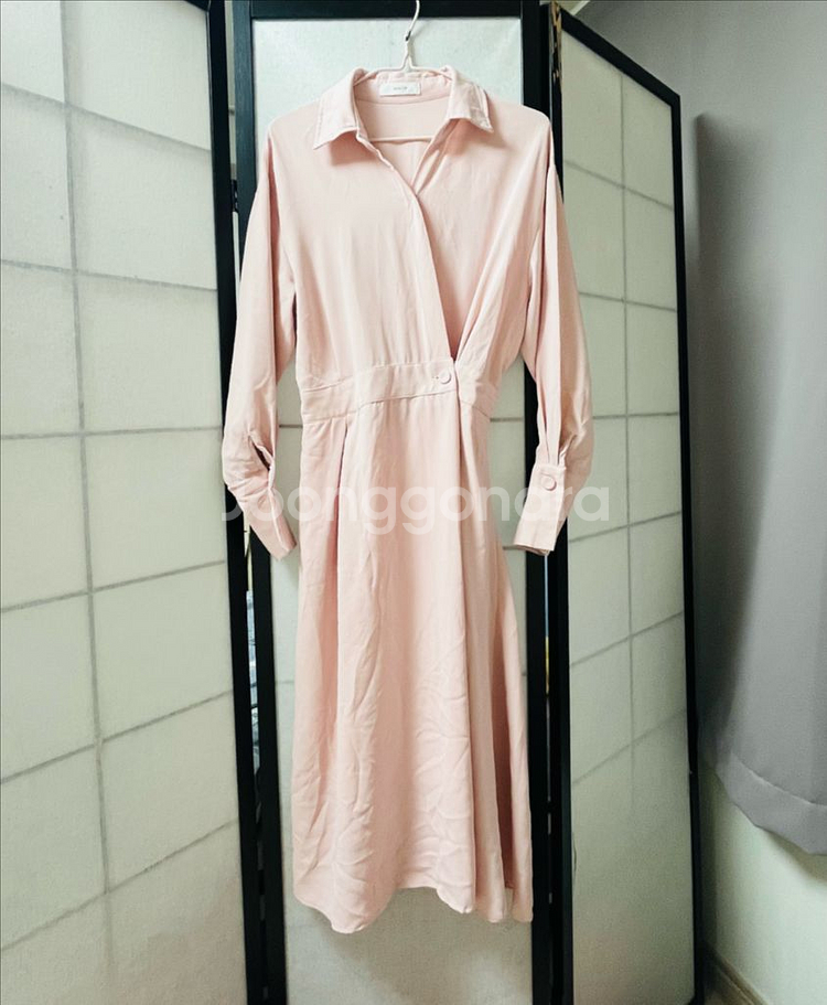 무배&택포#베니토#카라롱랩플레어원피스--0