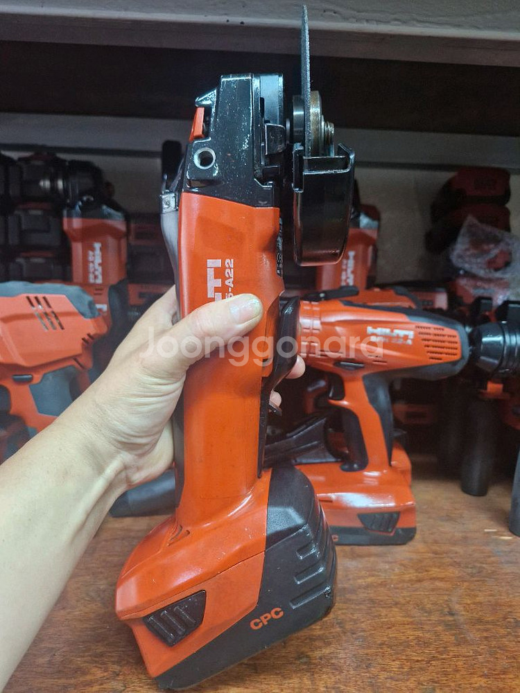 [HILTI]힐티그라인더AG125A22 5인치패들스위치--3