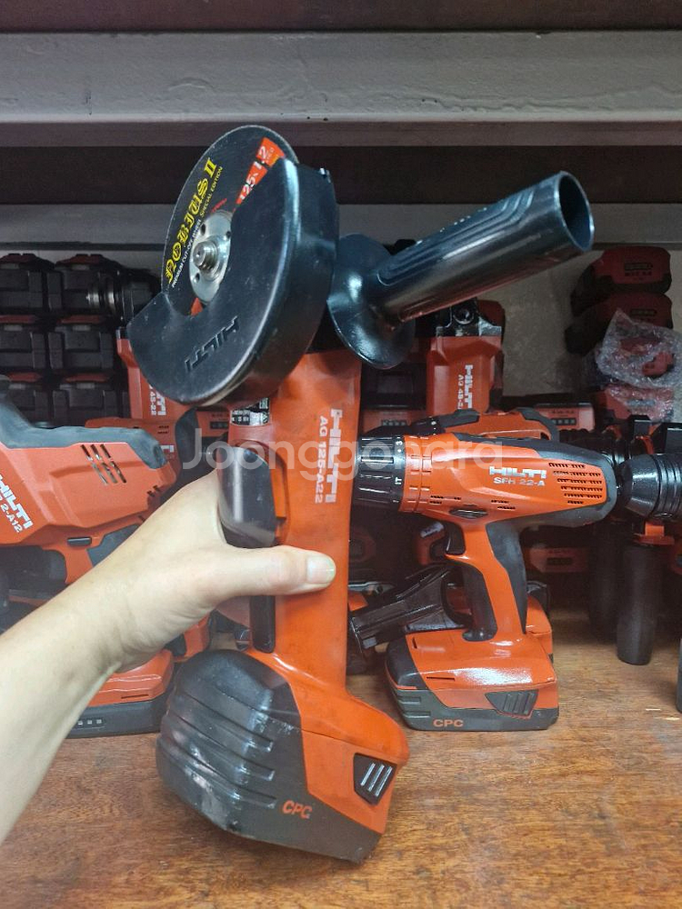 [HILTI]힐티그라인더AG125A22 5인치패들스위치--5