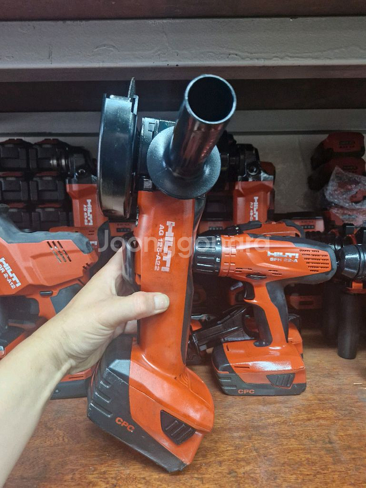 [HILTI]힐티그라인더AG125A22 5인치패들스위치--6