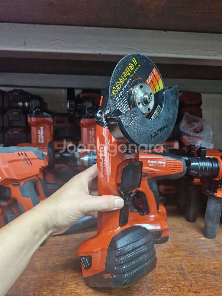 [HILTI]힐티그라인더AG125A22 5인치패들스위치--2