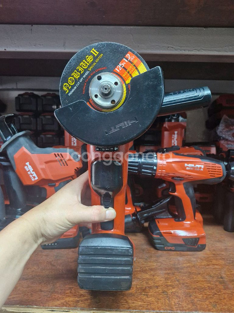 [HILTI]힐티그라인더AG125A22 5인치패들스위치--4