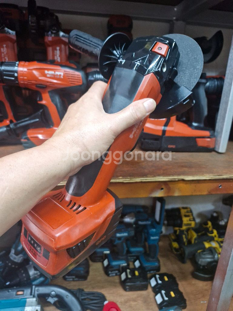 [HILTI]힐티그라인더AG125A22 5인치패들스위치--9