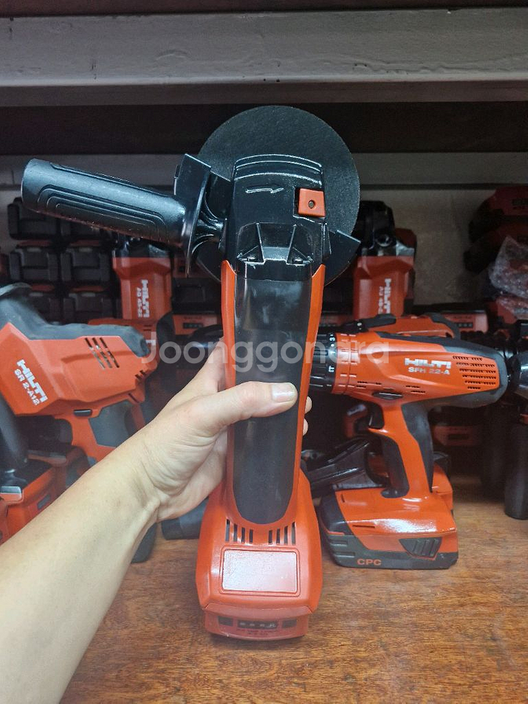 [HILTI]힐티그라인더AG125A22 5인치패들스위치--7