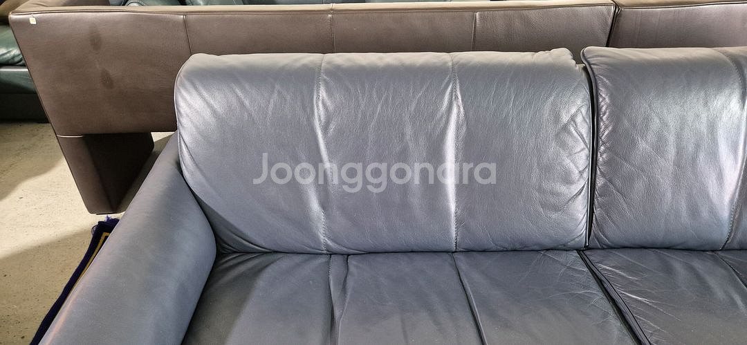 나뚜찌에디션 토비아 이태리 천연전체가죽 3인+1인 소파--7