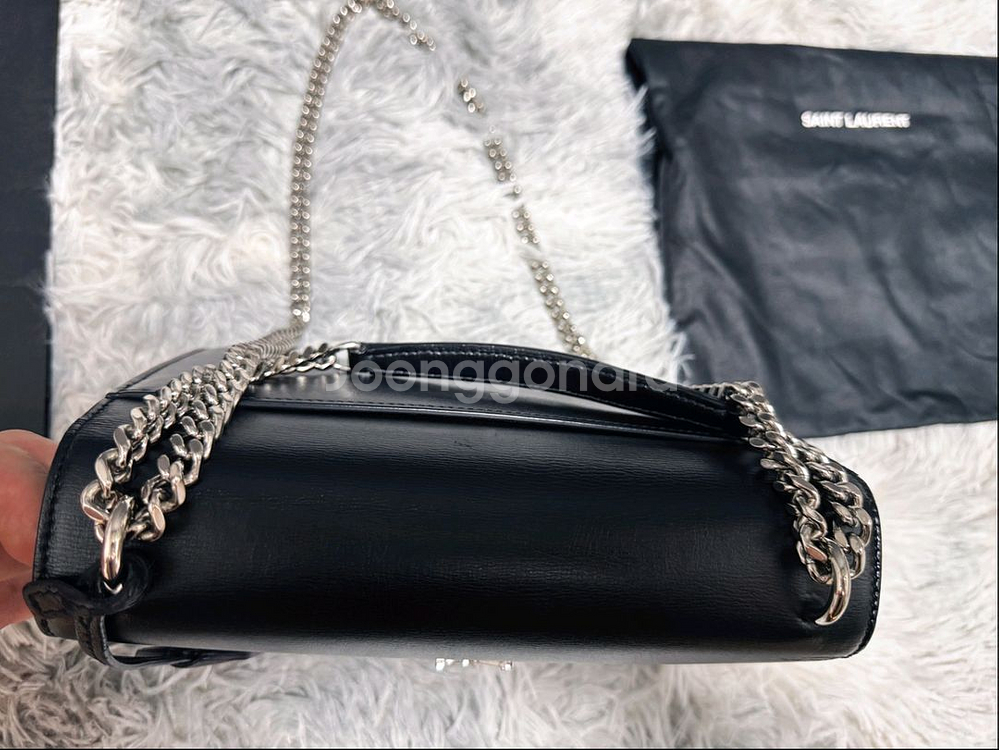 생로랑 선셋 숄더백 미디움 정품--7