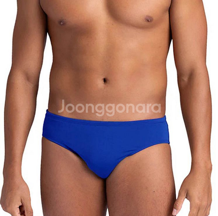 미개봉)졸린 남자 삼각수영복 브롤린 솔리드 블루베리34--0