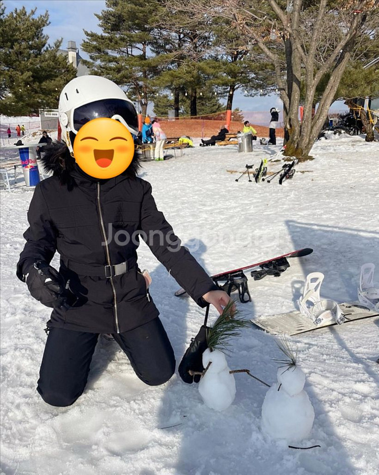 퓨잡 키즈 스키복 자켓 12y 블랙--9