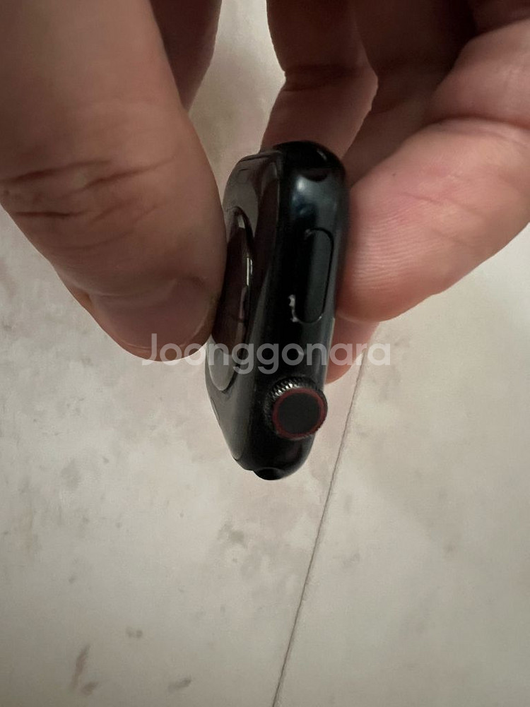 애플워치 7 45mm 셀룰러 미드나이트 + 실버밀레니엄--3