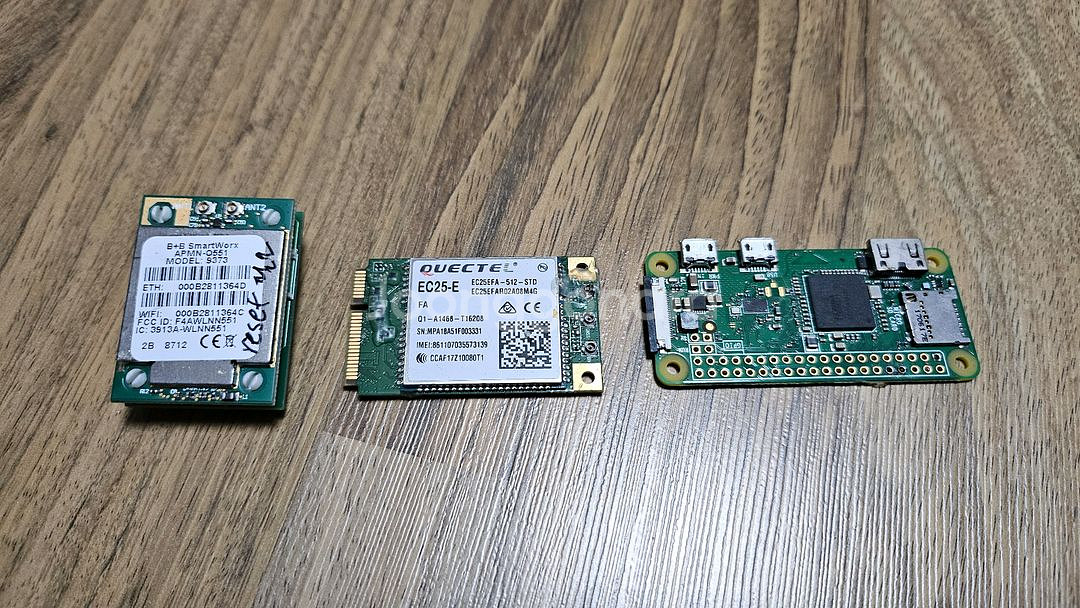 라즈베리파이 제로, LTE EC25-E, Q551 모듈--1