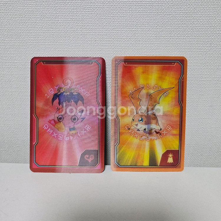 디지몬전 자수 캔뱃지, 렌티큘러 카드--1