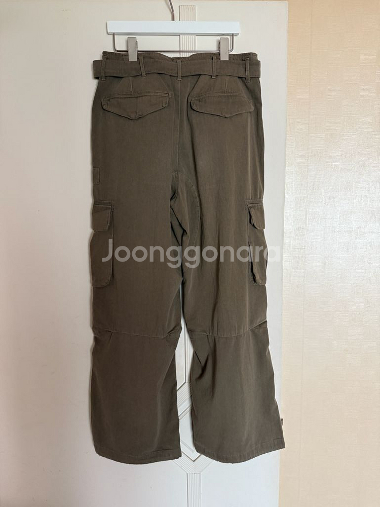 폴리테루 벨티드 카고팬츠 1.2v 딥베이지 2--2