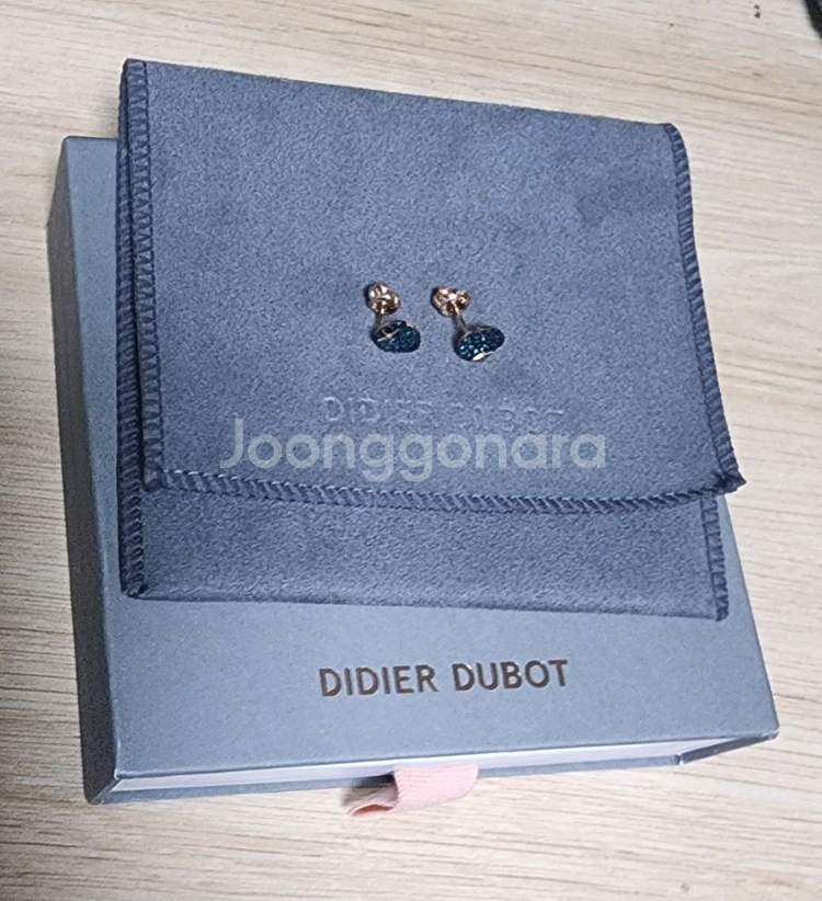 디디에두보 몽파리 귀걸이(14k 블루 다이아 귀걸이)--3
