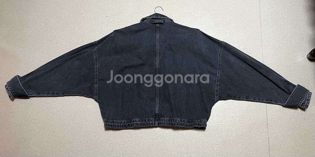 자라 흑청 데님 크롭 자켓--1