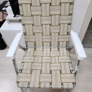 론체어 매그넘 탄 스트라이프 MUW1212 접이식 의자