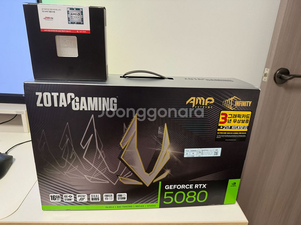 ZOTAC RTX 5080 AMP 익스트림 팝니다--0